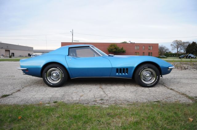 1969 Blue Chevrolet Corvette Coupe