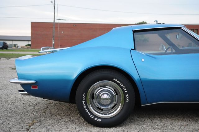 1969 Blue Chevrolet Corvette Coupe