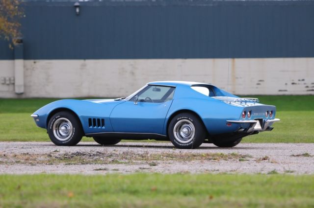 1969 Blue Chevrolet Corvette Coupe