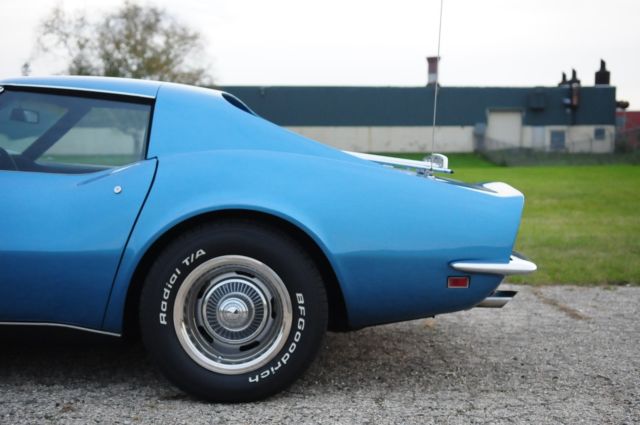 1969 Blue Chevrolet Corvette Coupe