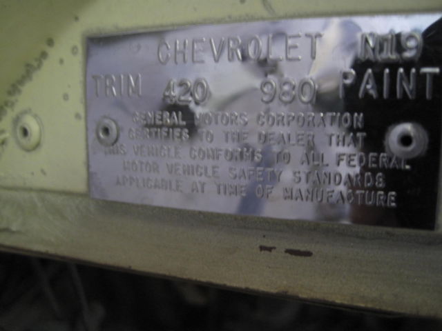 1969 Gold Chevrolet Corvette