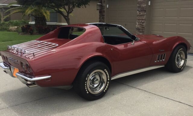 1969 Burgundy Chevrolet Corvette Coupe
