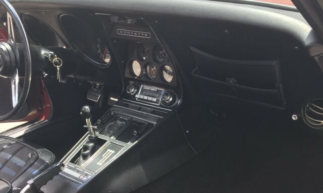 1969 Burgundy Chevrolet Corvette Coupe