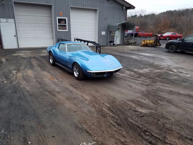 1969 Blue Chevrolet Corvette Coupe