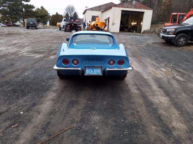 1969 Blue Chevrolet Corvette Coupe