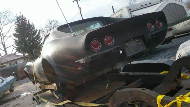 1969 Black Chevrolet Corvette Coupe