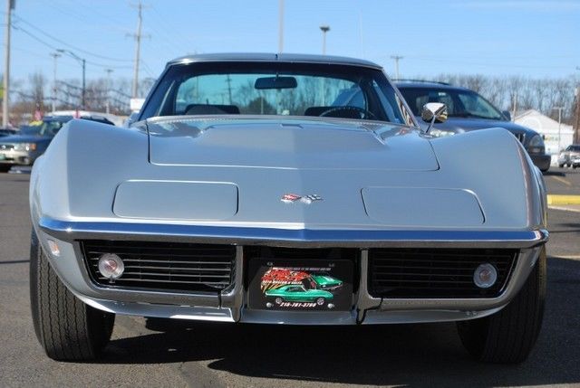 1969 Silver Chevrolet Corvette Coupe