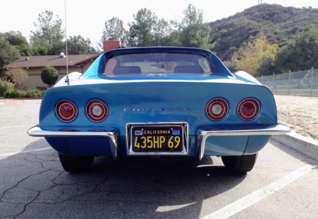 1969 Blue Chevrolet Corvette Coupe