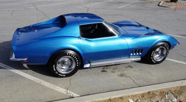 1969 Blue Chevrolet Corvette Coupe