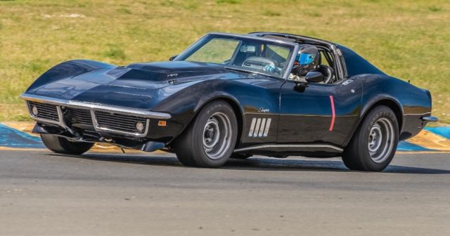 1969 Black Chevrolet Corvette T Top