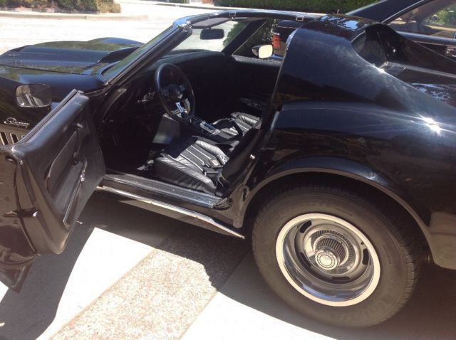 1969 Black Chevrolet Corvette T Top