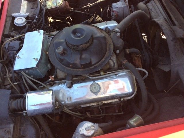 1969 Red Chevrolet Corvette Convertible