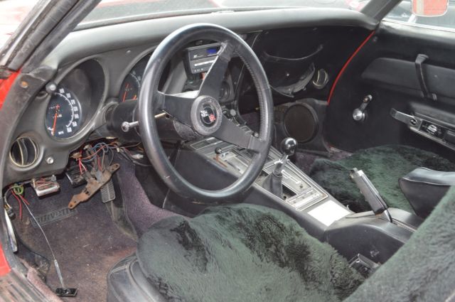 1969 Red Chevrolet Corvette Convertible