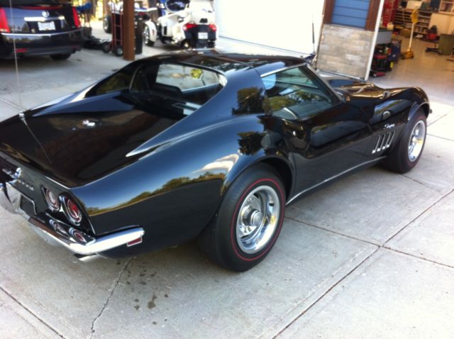 1969 Black Chevrolet Corvette