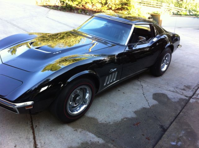 1969 Black Chevrolet Corvette