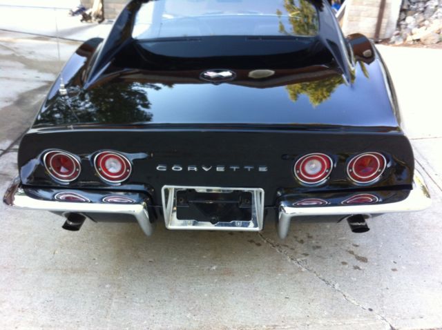 1969 Black Chevrolet Corvette