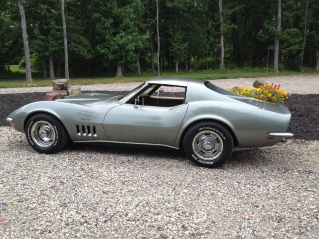 1969 Gray Chevrolet Corvette T-Top