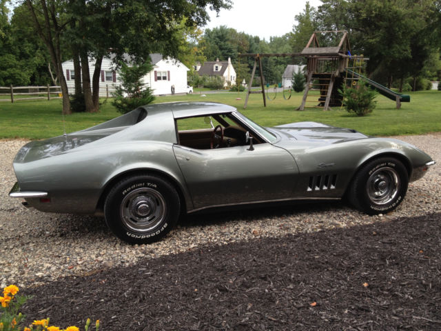 1969 Gray Chevrolet Corvette T-Top