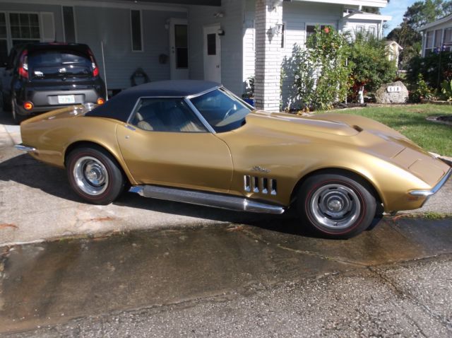 1969 RIVERSIDE GOLD Chevrolet Corvette roadster