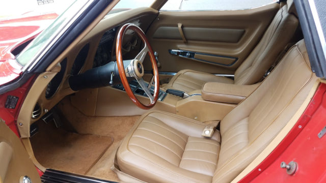 1969 Red Chevrolet Corvette Convertible