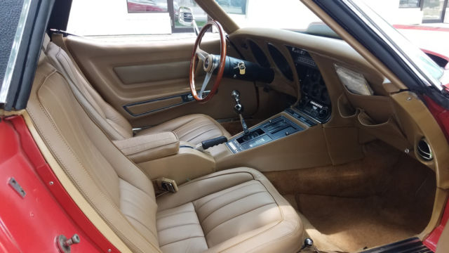 1969 Red Chevrolet Corvette Convertible