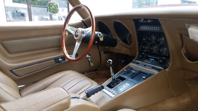 1969 Red Chevrolet Corvette Convertible