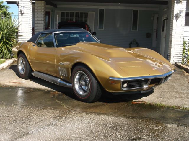 1969 RIVERSIDE GOLD Chevrolet Corvette roadster