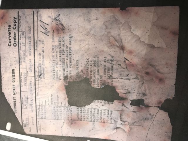 1969 Gold Chevrolet Corvette Convertible