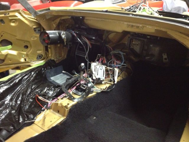 1969 Gold Chevrolet Corvette Convertible