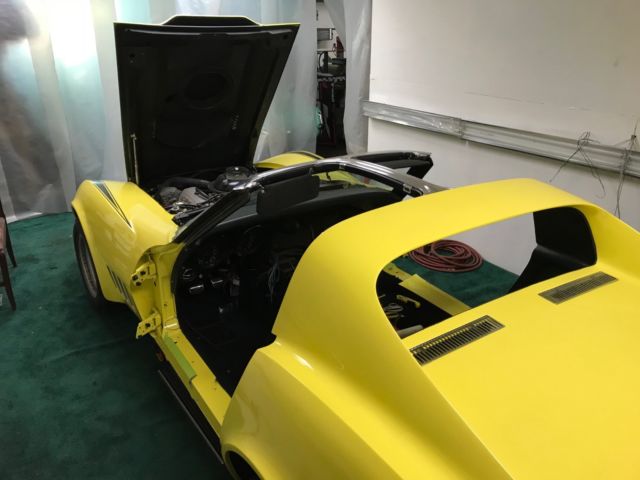 1969 Yellow Chevrolet Corvette Convertible