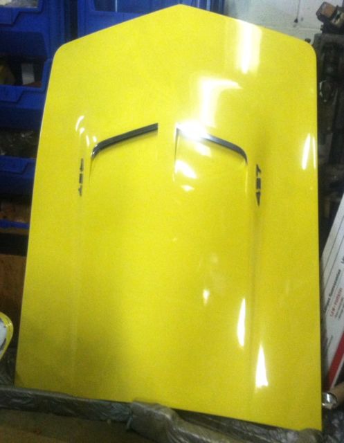 1969 Yellow Chevrolet Corvette Convertible