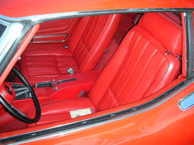 1969 Red Chevrolet Corvette Coupe