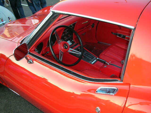 1969 Red Chevrolet Corvette Coupe