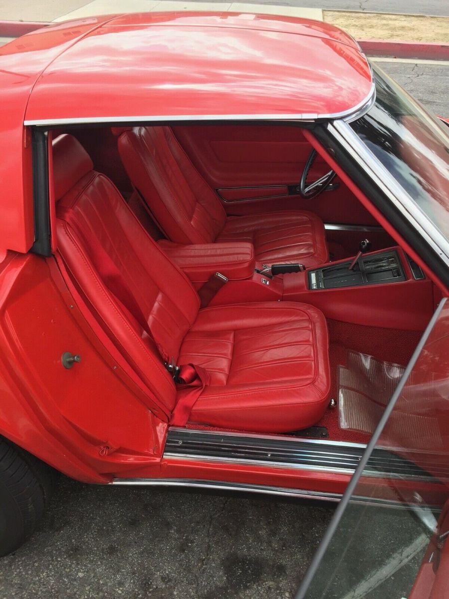 1969 Red Chevrolet Corvette Coupe