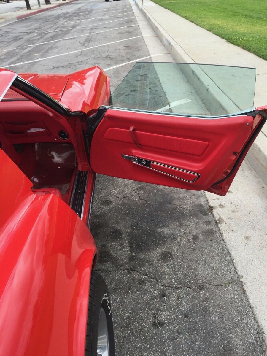 1969 Red Chevrolet Corvette Coupe