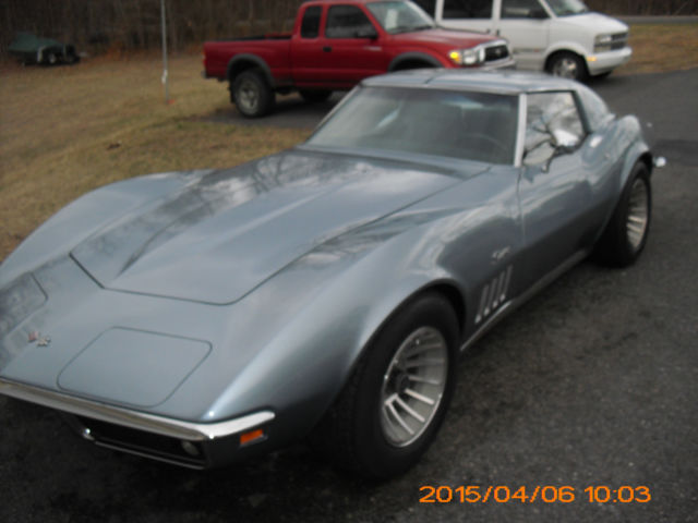 1969 Blue Chevrolet Corvette Coupe
