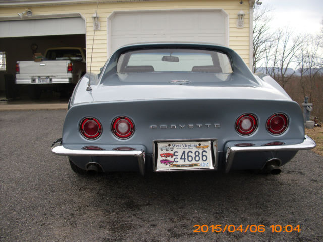 1969 Blue Chevrolet Corvette Coupe
