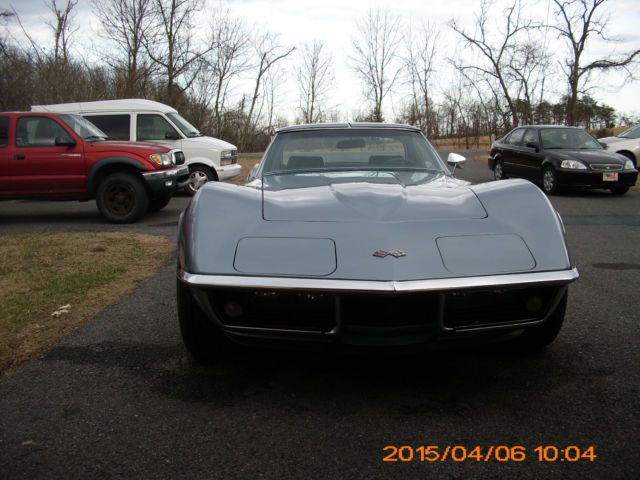 1969 Blue Chevrolet Corvette Coupe