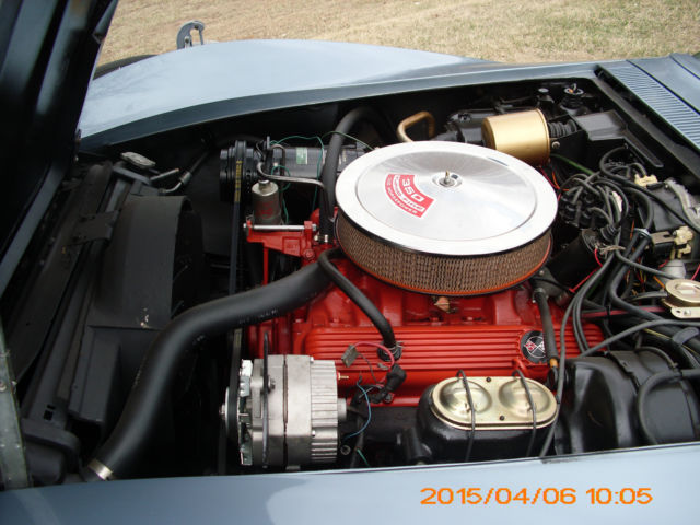 1969 Blue Chevrolet Corvette Coupe