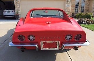 1969 Red Chevrolet Corvette Stingray T-Top