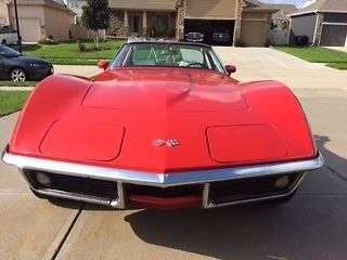 1969 Red Chevrolet Corvette Stingray T-Top