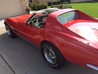 1969 Red Chevrolet Corvette Stingray T-Top