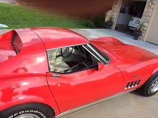 1969 Red Chevrolet Corvette Stingray T-Top