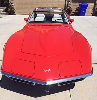 1969 Red Chevrolet Corvette Stingray T-Top