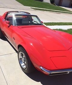 1969 Red Chevrolet Corvette Stingray T-Top