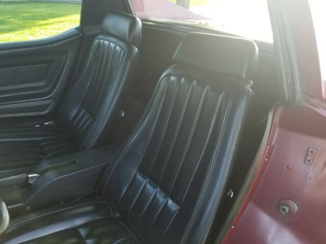 1969 Burgundy Chevrolet Corvette t-top