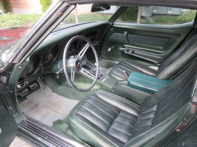 1969 Fathom Green Chevrolet Corvette Coupe
