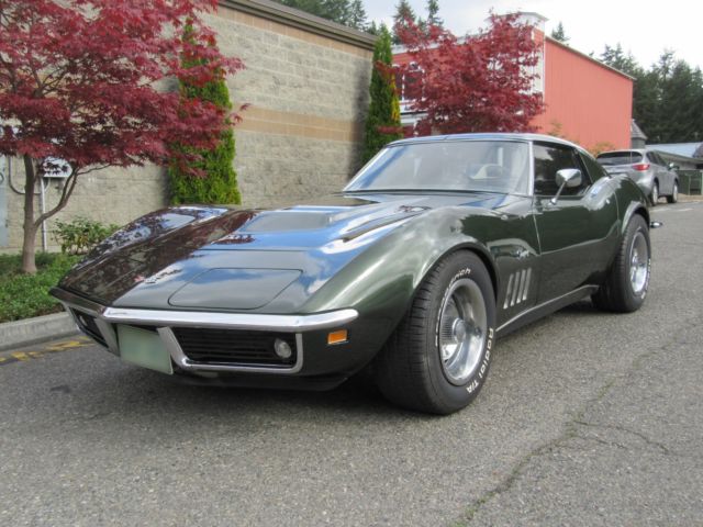 1969 Fathom Green Chevrolet Corvette Coupe
