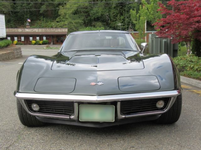 1969 Fathom Green Chevrolet Corvette Coupe