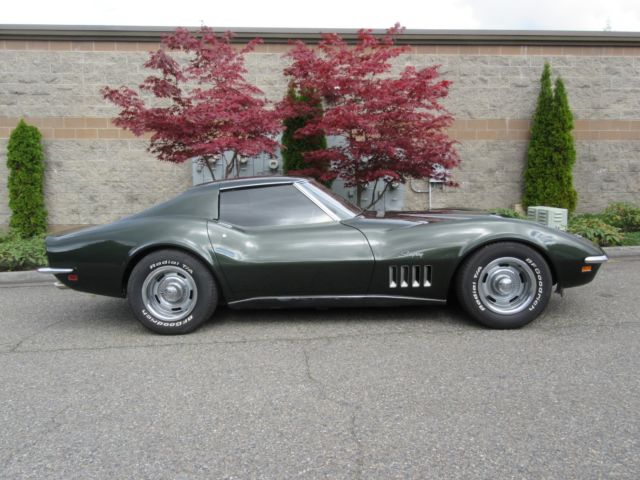 1969 Fathom Green Chevrolet Corvette Coupe